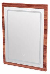 LED огледало за тоалетна масичка CRYSTAL - Walnut (орех)