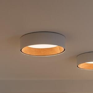 Vibia Duo 4870 LED плафон, бял, Затъмняване, Бял, Дневна/трапезария, Метал, Модерен