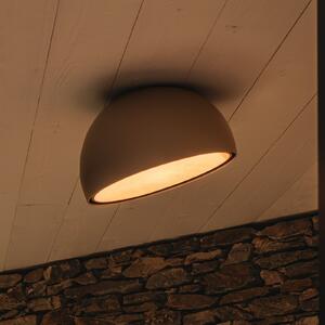 Vibia Duo 4876 наклонен LED плафон, крем, Затъмняване, Бежов, Дневна/трапезария, Метал, Модерен