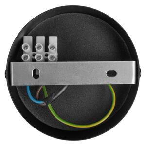 Подвесен полилей на кабел PIATTO 1xGX53/15W/230V Ø 45 см черен