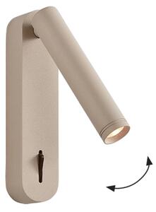 LED стенен спот ABRIEL LED/6W/230V бежов