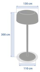 Hesperide - LED соларна настолна лампа BOLTY LED/3,7V 2600 mAh IP65 бежова