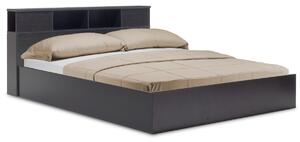 Double bed in wenge colour 160x200