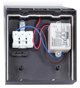 Brilagi - Външно стенно LED осветително тяло RIANO LED/8W/230V, антрацит, IP65