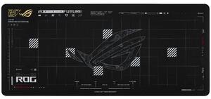 Подложка за мишка Asus ROG Scabbard II XXL Edition 20, гейминг, черна, 900 x 400 x 3 mm