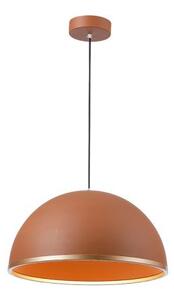 Elmark LED пендел EVELYN 36W 3CCT + 20W 4000K с дистанционно, димируем, кафяв