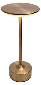 Elmark 3CCT LED настолна лампа с Touch управление, акумулаторна, регулируема бяла светлина, златна