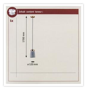 Paulmann 79617 - 1xE27/20W Висящ полилей NEORDIC STIG 230V