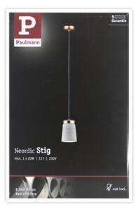 Paulmann 79617 - 1xE27/20W Висящ полилей NEORDIC STIG 230V