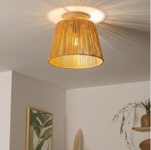 Brilagi - LED плафон CERIA BOHO 1xE27/40W/230V Ø 28 cm кафяв/дъб