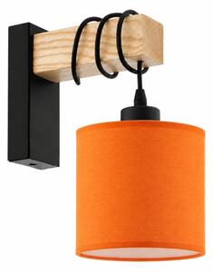 BRILAGI - Стенно осветително тяло NUBILA 1xE27/60W/230V кафяво/черно/оранжево