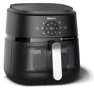 Фритюрник с горещ въздух Philips NA231/00, 6.2 л. вместимост, 9 програми, RapidAir технология, 1700W