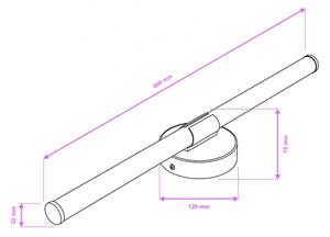 Brilagi - LED осветление за огледало LARA LED/10W/230V IP44 черно