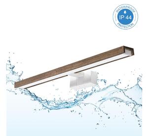 Brilagi-LED Осветление за баня, огледало WOODY MIRROR 3 в 1, LED/12W/230V, 60 см, IP44, бяло/дъб