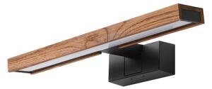 Brilagi-LED Осветление за огледало за баня WOODY MIRROR 3 в 1 LED/8W/230V 40 cm IP44 черно/дъб