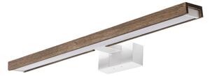 Brilagi-LED Осветление за баня, огледало WOODY MIRROR 3 в 1, LED/12W/230V, 60 см, IP44, бяло/дъб
