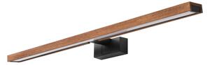 Brilagi-LED Осветление за огледало за баня WOODY MIRROR 3 в 1 LED/15W/230V 80 см IP44 черно/дъб