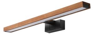 Brilagi-LED Осветление за огледало за баня WOODY MIRROR 3 в 1 LED/12W/230V 60 cm IP44 черно/дъб