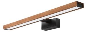 Brilagi-LED Осветление за огледало за баня WOODY MIRROR 3 в 1 LED/12W/230V 60 cm IP44 черно/дъб