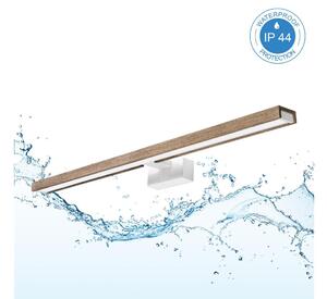 Brilagi-LED Осветление за огледало за баня 3 в 1 WOODY MIRROR LED/15W/230V 80 cm IP44 бяло/дъб