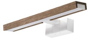 Brilagi-LED Огледално осветление за баня WOODY MIRROR 3в1 LED/8W/230V 40 cm IP44 бяло/дъб