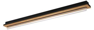 Brilagi - LED таванно осветително тяло WOODY FLAT LED/25W/230V дъб/черно