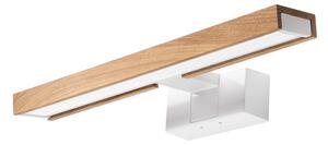 Brilagi - LED осветление за огледало 3 в 1 WOODY MIRROR LED/8W/230V IP44 бял/дъб