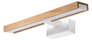 Brilagi - LED осветление за огледало 3 в 1 WOODY MIRROR LED/8W/230V IP44 бял/дъб