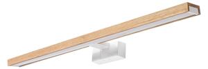 Brilagi - LED осветление 3 в 1 за огледало WOODY MIRROR LED/15W/230V IP44 бяло/дъб