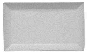 Правоъгълна чиния SATURNIA Tiffany, 29x17,5 см, бяла