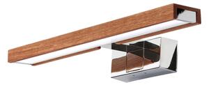 Brilagi-LED Осветление за огледало за баня WOODY MIRROR 3 в 1 LED/8W/230V IP44 хром/дъб череша
