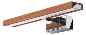 Brilagi-LED Осветление за огледало за баня WOODY MIRROR 3 в 1 LED/8W/230V IP44 хром/дъб череша