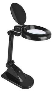 LED настолна лампа с лупа LED/6W/230V 6500K черна