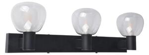 Стенно осветително тяло за баня POLA 3xG9/5W/230V IP44 черно/прозрачно