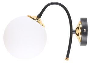 Черно-бяла стенна лампа ø 15 cm Yoyo - Squid Lighting