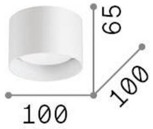Ideal lux Ideal Lux осветително тяло Spike Round, меден цвят, алуминий, Ø 10 cm, Мед, Дневна/трапезария, Метал, Модерен
