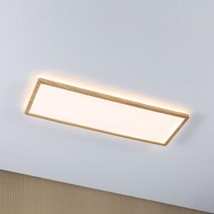 Paulmann LED панел Atria Shine 58 см, дървесен цвят, IP44, 3000 K, с, Дърво, кабинет / офис, Пластмаса, Модерен