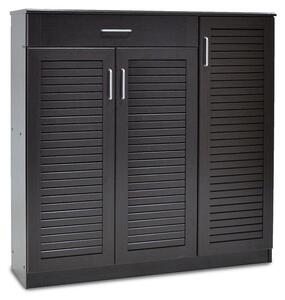 Шкаф за обувки Сантé 30 чифта Венге 120x37x123 см