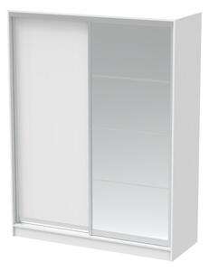 Гардероб за спалня с огледало Korredor Pako Pako World White 160x60x220 cm