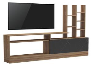 Телевизионен шкаф Seruno Brown 170x25x100 cm