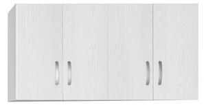Четирифункционален гардероб Zelia White 120x42x60 cm