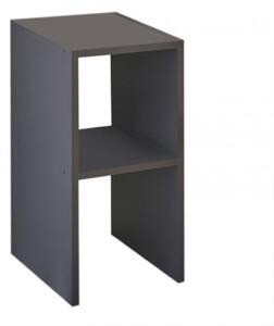 Нощно шкафче Deseo Тъмно сиво 30x30x60 cm