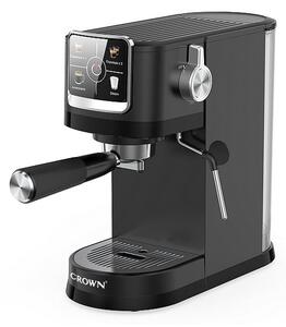 Кафемашина еспресо Crown CEM-1539D, 1500W, 20bar, 1.25l вместимост на резервоара за вода, защита от прегряване и свръхналягане, черна