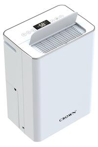 Обезвлажнител на въздух Crown CDH-12L3W, 290W, 2.5 l резервоар, карбонов и прахов филтър, таймер, бял