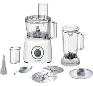 Кухненски робот Bosch MultiTalent 3 MCM3200W, 800W, 2 скорости, 2.3 л. капацитет, бял