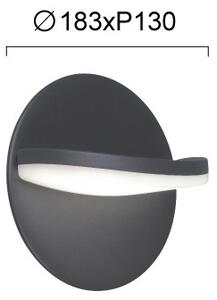 LED стенен аплик LETTY LED/16W/230V антрацит