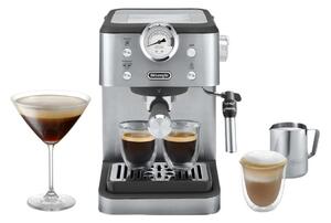 Кафемашина еспресо DeLonghi Classic, 1325W, 15bar, 1.7л обем на резервоара за вода, Thermoblock система, сива