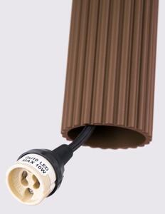 Brilagi - LED полилей на кабел CRESTO 1xGU10/10W/230V кафяв