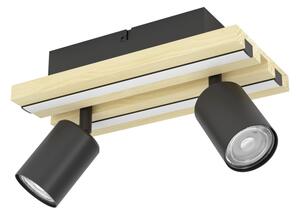 Eglo 390522 -LED точково осветително тяло GESTEIRA 2xLED/2,2W/230V+2x1,2W+2x2W бежово/черно