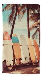 Кадифена плажна кърпа 100x180 cm Vintage Surf – Good Morning